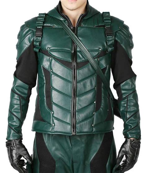 green arrow replica jacket|green arrow cosplay for sale.